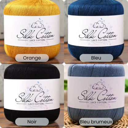 Fil coton soie fin – 200 g