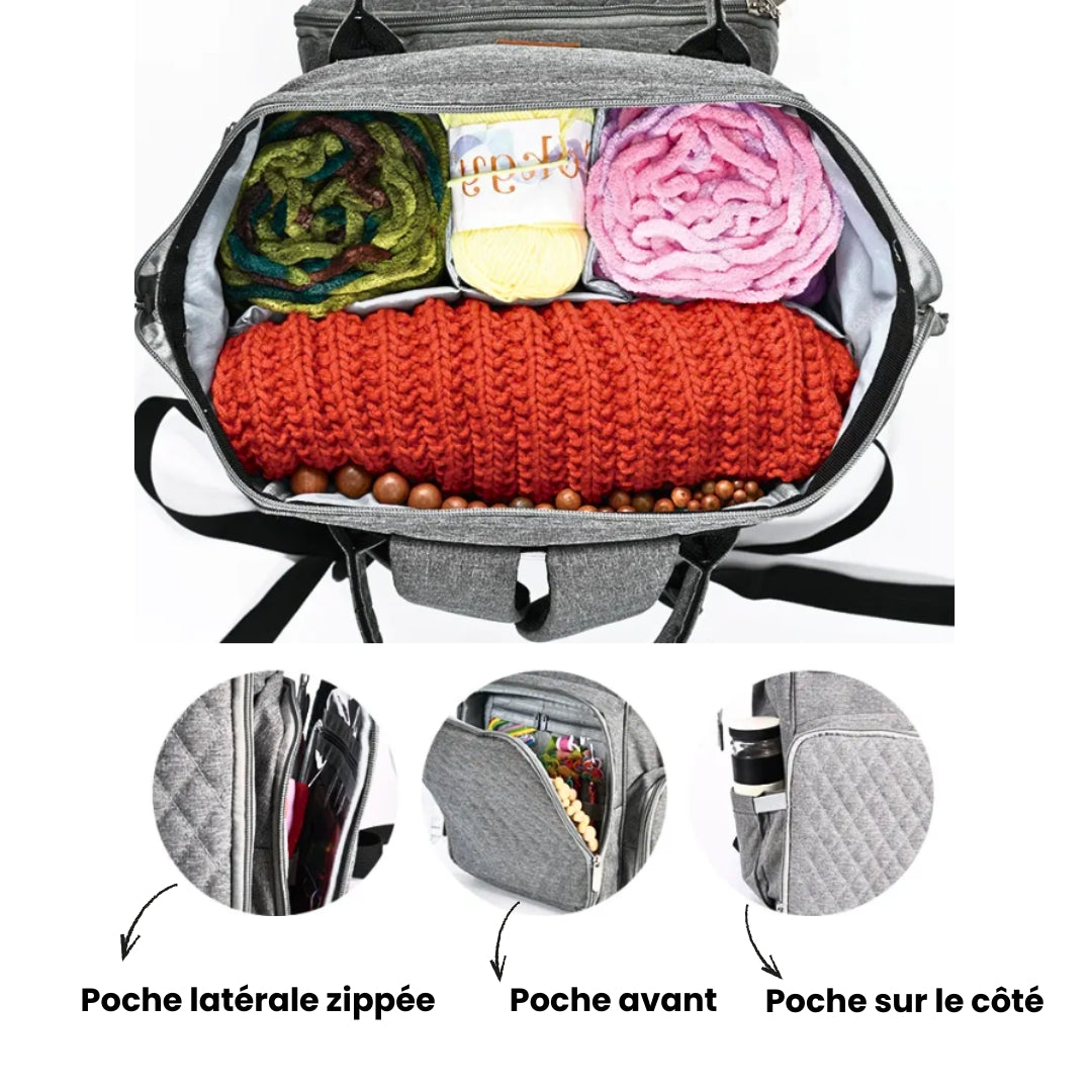 Le Sac à Dos Compagnon de Crochet