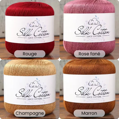 Fil coton soie fin – 200 g